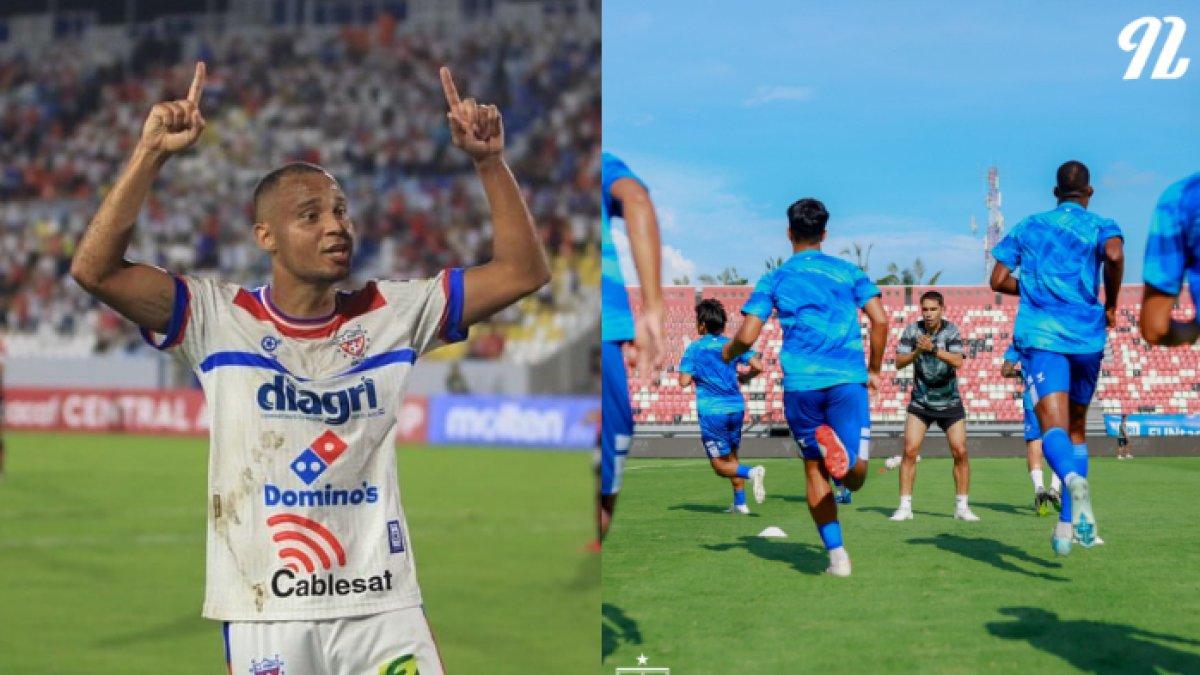 Kolase foto Gustavo Souza (kiri), sosok striker asing yang santer dikabarkan segera merapat ke PSIS Semarang (kanan) di putaran kedua Liga 1 2024.