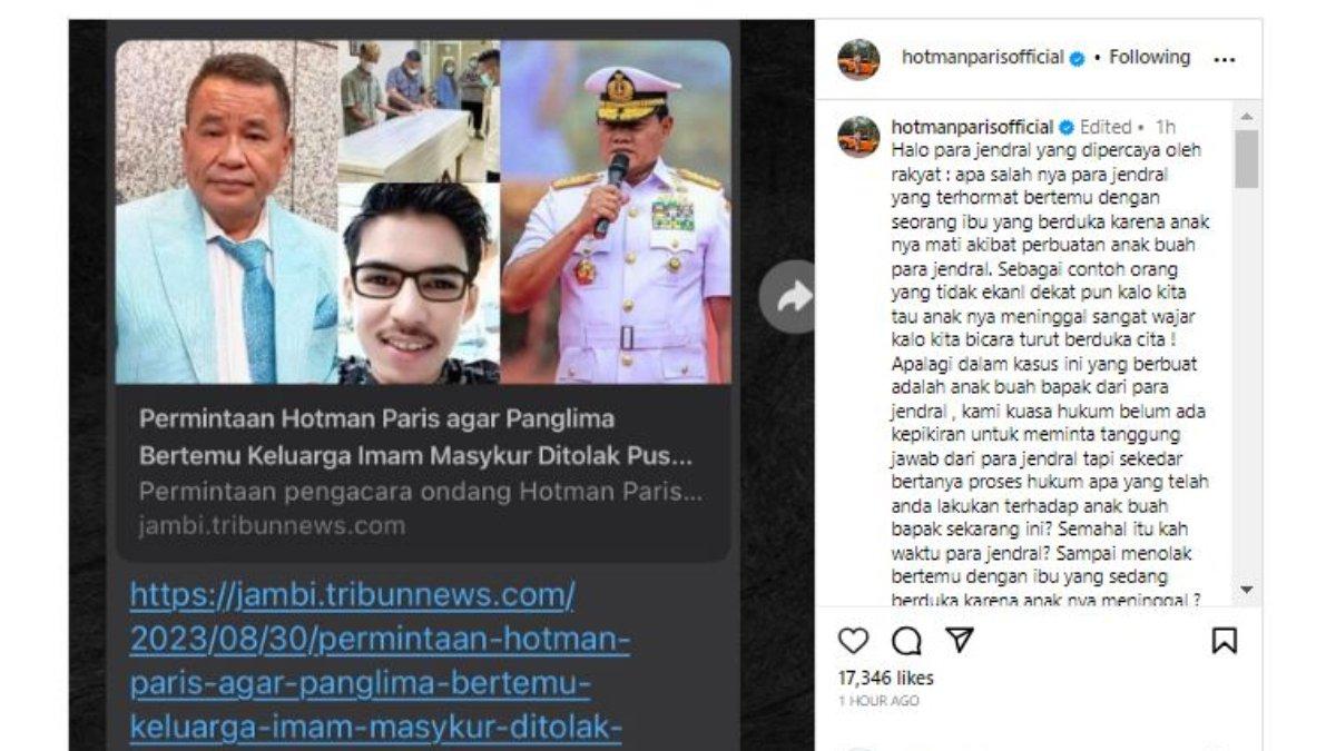 Hotman Paris Sentil Jenderal 22