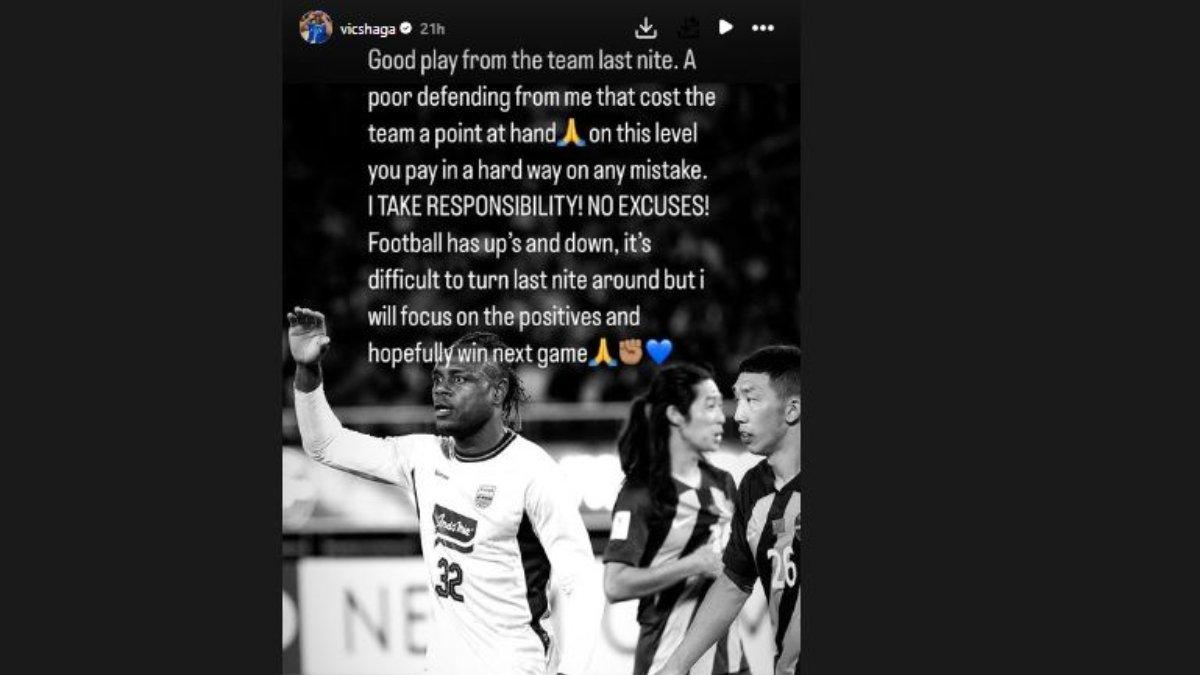 Statement Victor Igbonefo seusai melakukan dua kesalahan fatal bersama Persib Bandung.