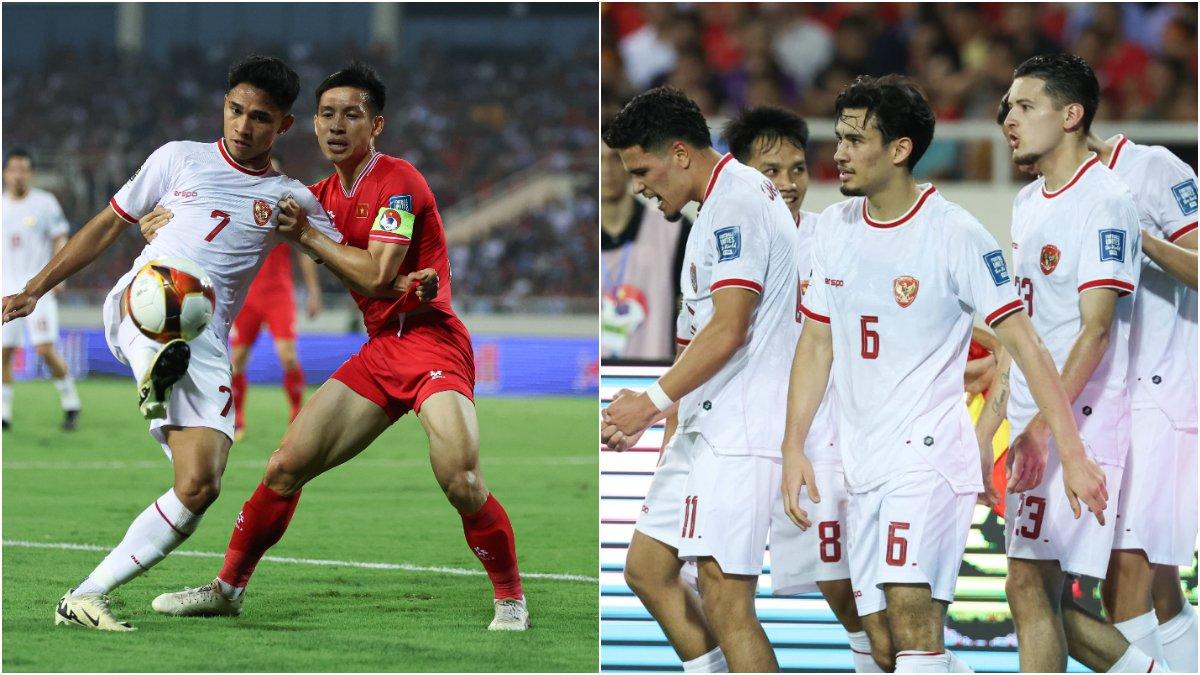 Cuplikan pertandingan Vietnam kontra Timnas Indonesia di Stadion My Dinh, Hanoi, Vietnam, Selasa (26/3/2024).