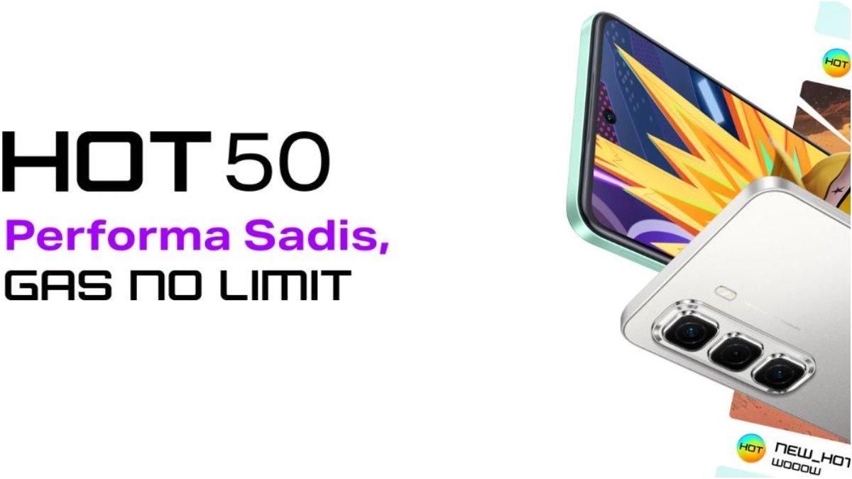 Tampilan HP Infinix Hot 50: Performa Sadis, Gas No Limit.