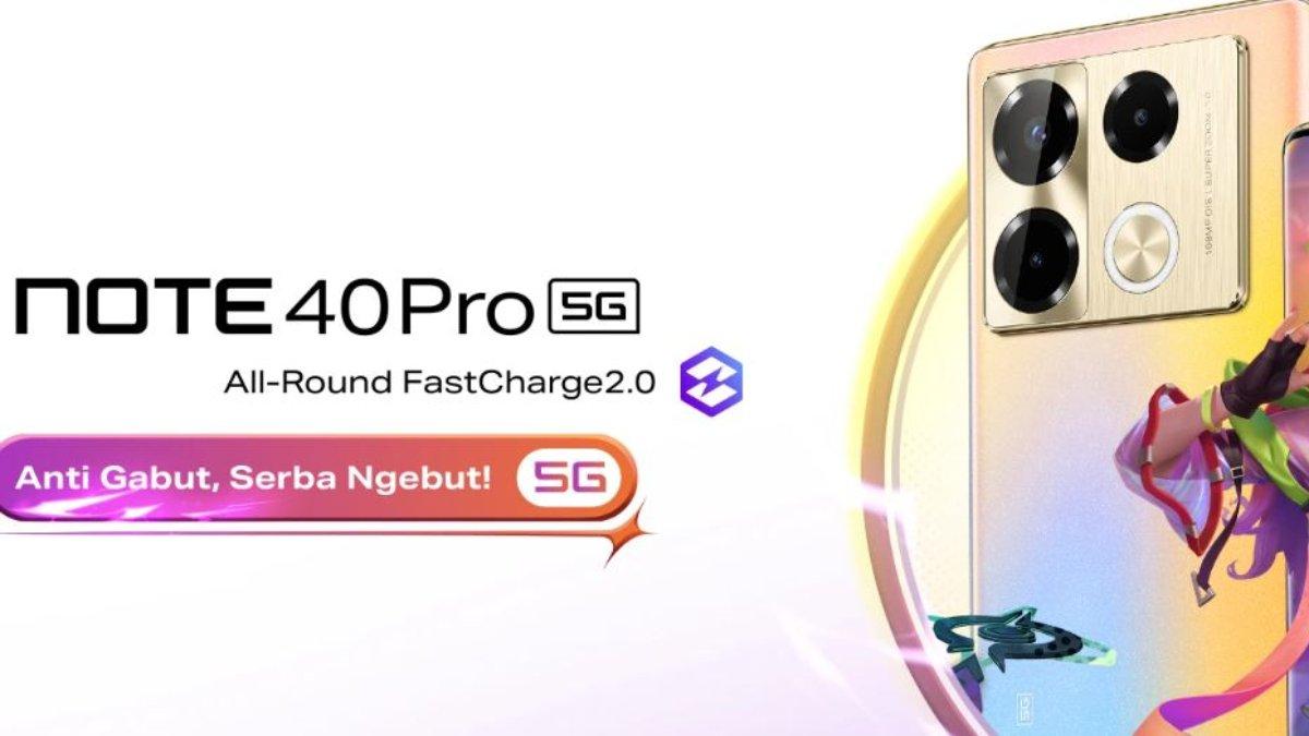 Gambaran Infinix Note 40 Pro 5G: Anti gabut, Serba Ngebut!