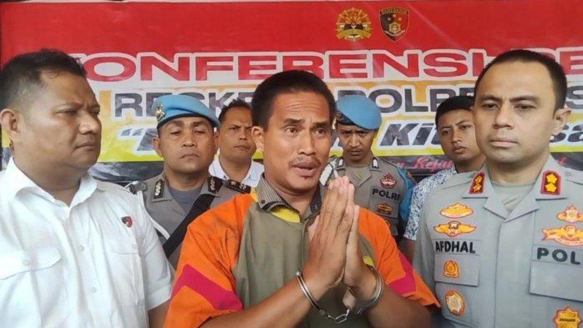 Jaimas Simaremare (40) oknum pelatih renang yang aniaya guru wanita di kolam renang Sabty Garden, Kisaran, Kabupaten Asahan, Jumat (2/8/2024) lalu minta maaf dan berharap ada jalur damai.