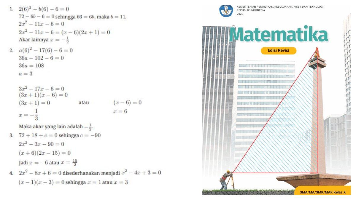Berikut simak pembahasan soal nomor 1 sd 4 latihan 5.2 halaman 153.