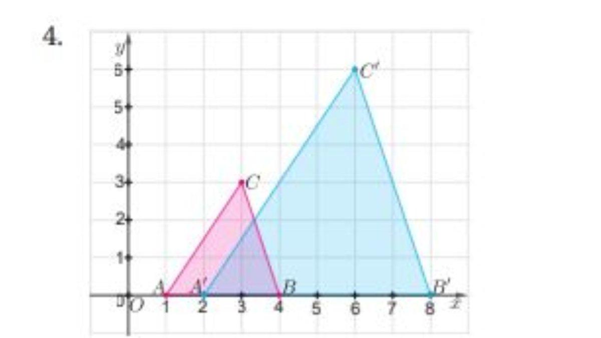 Gambar 3.49 Dilatasi ∆ABC Terhadap [O,2]