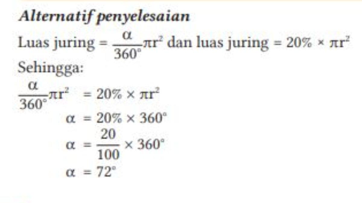 Alternatif penyelesaian soal nomor 4 latihan 3.2.