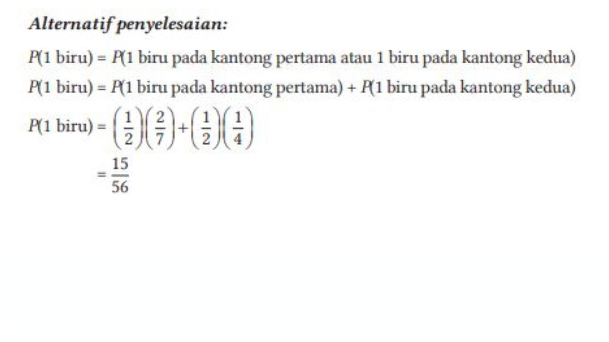 Alternatif penyelesaian soal nomor 5 halaman 137.