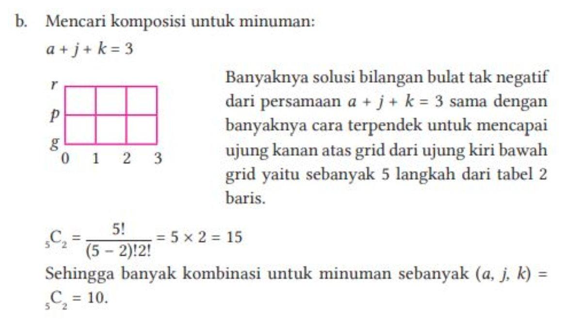Jawaban Soal Nomor 9 bagian b yang terfapat pada Bab 3 halaman 148.
