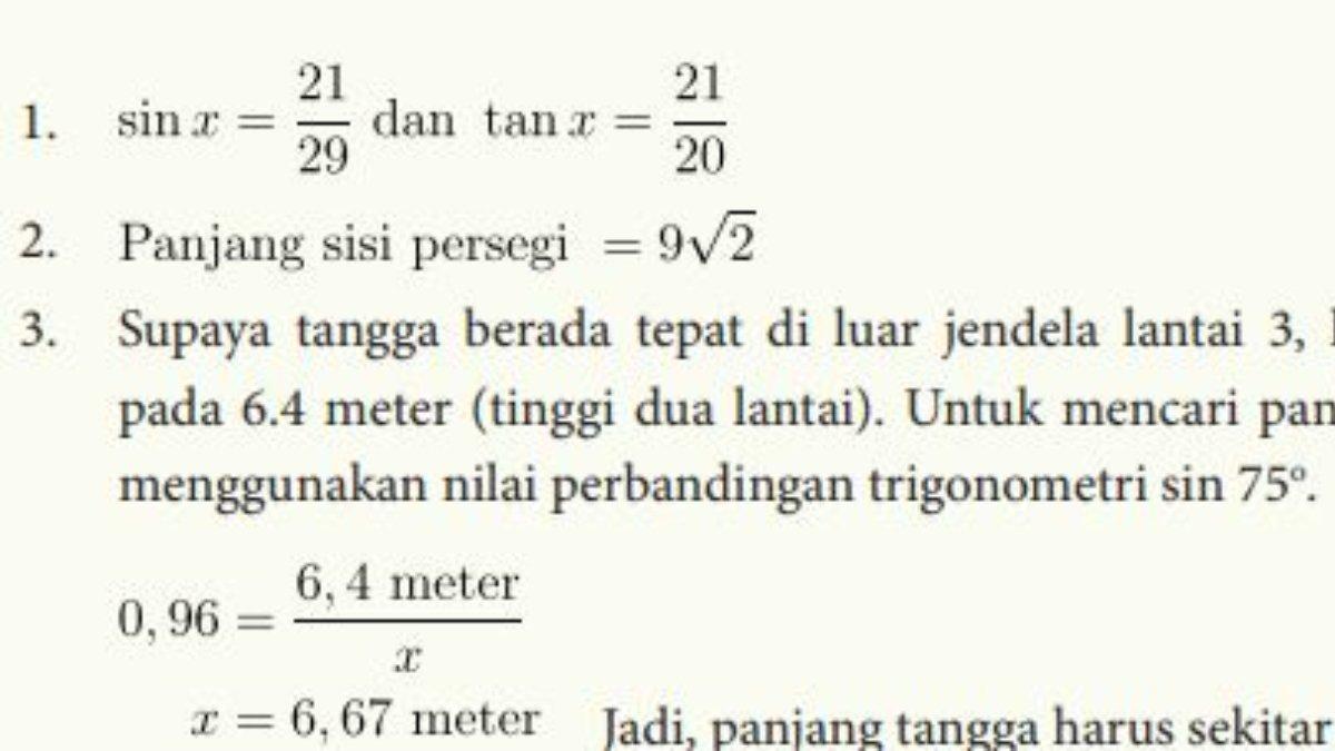 Jawaban untuk Soal Nomor 1,2, dan 3 terdapat pada buku Matematika SMA/SMK Kelas 10 Kurikulum Merdeka.