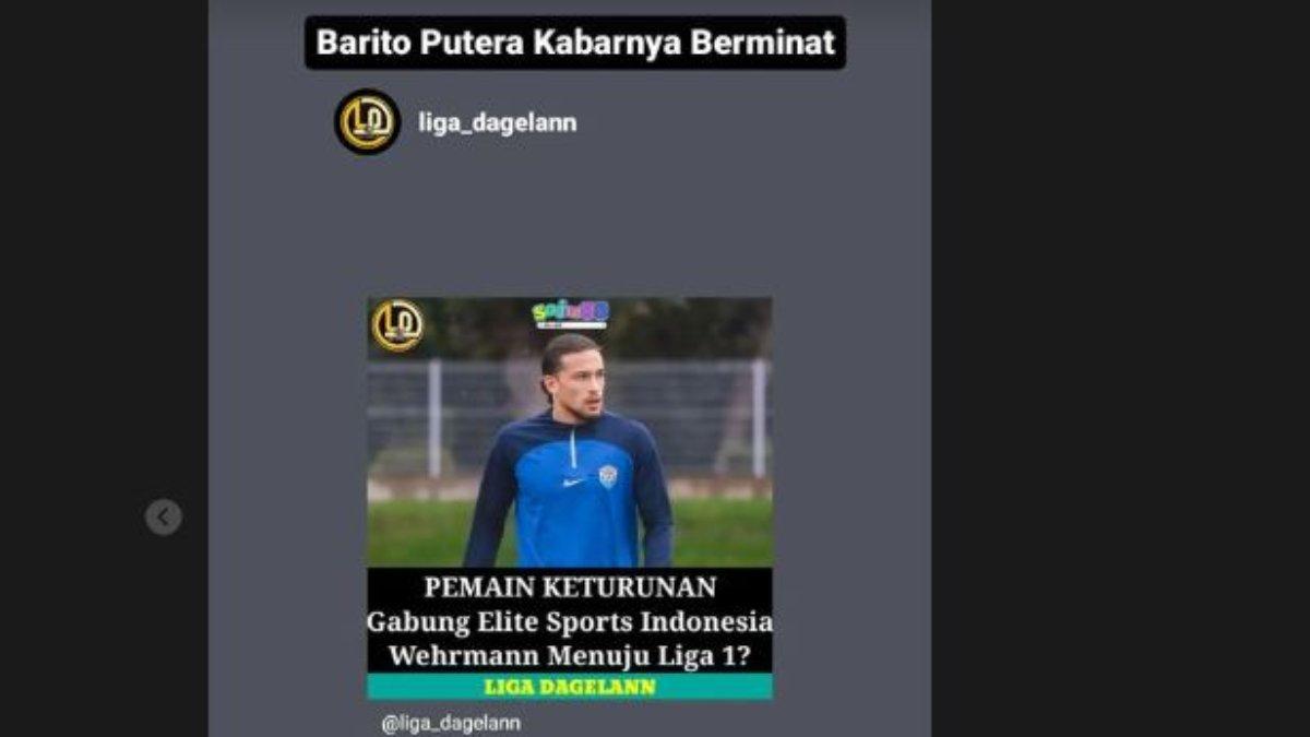 Jordy Wehrmann masuk lis belanja Barito Putera.