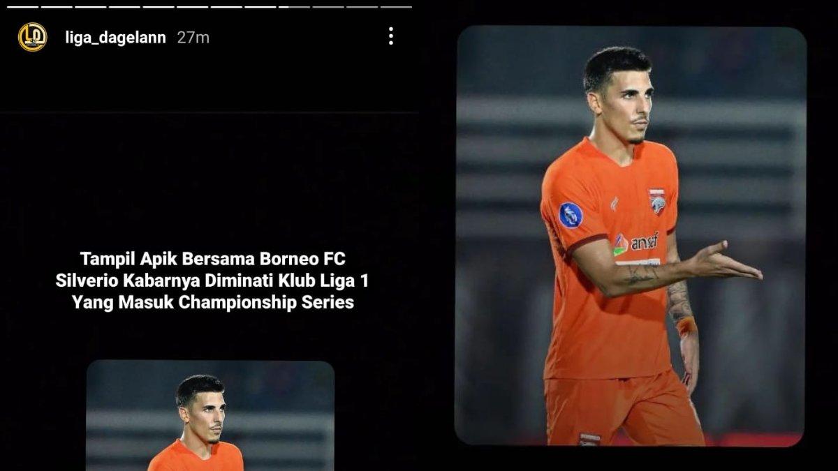 Rumor bek asing Borneo FC, yakni Junio Silverio yang laris manis diminati klub-klub Championship Series Liga 1 2023, Selasa, 7 Mei 2024.