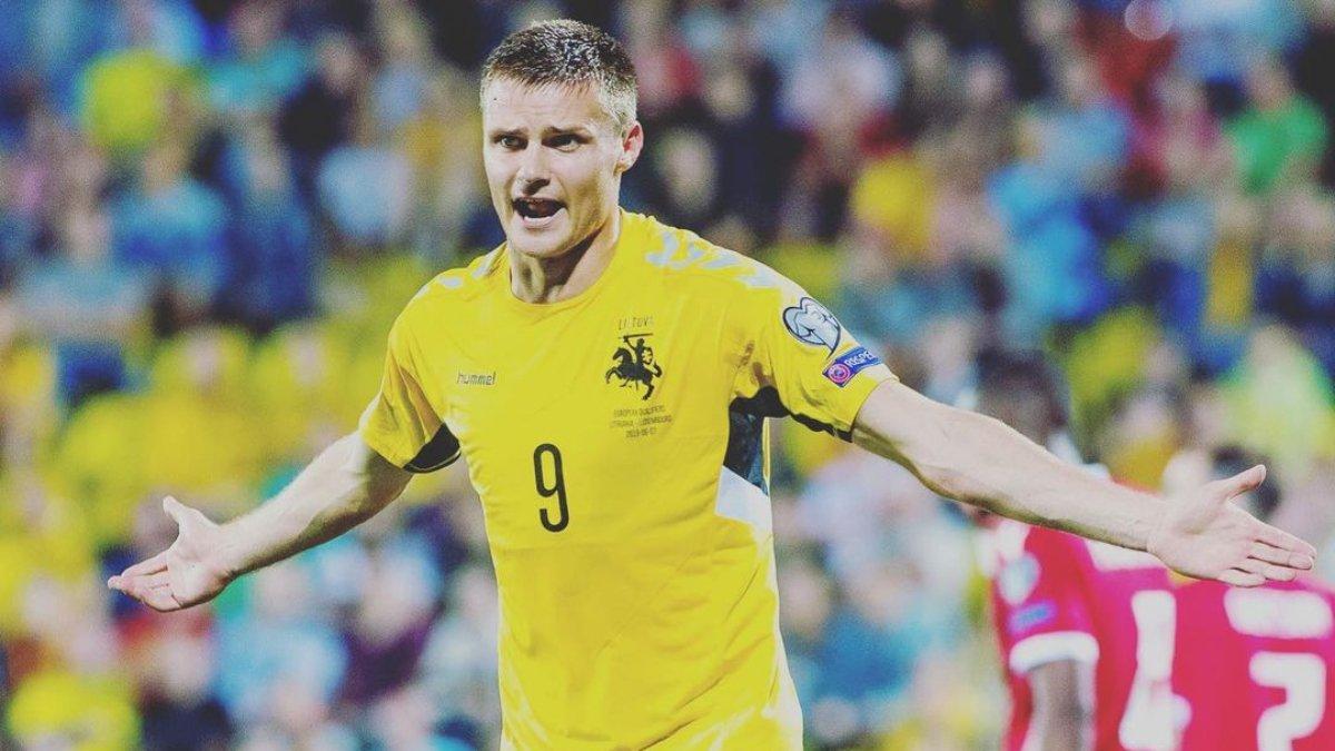 Sosok striker asal Lituania, Karolis Laukzemis yang santer bergabung ke klub Liga 1 Indonesia.