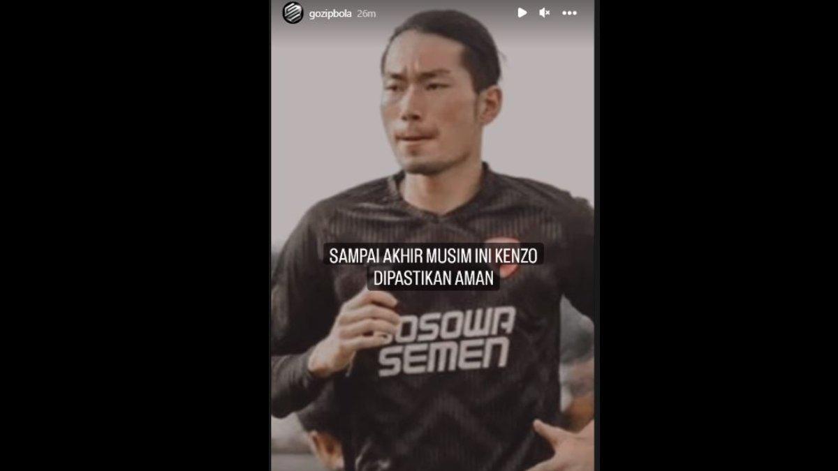Sosok top skor PSM Makassar di Liga 1 2023, yakni Kenzo Nambu kabarnya tetap bertahan di Juku Eja meski sempat diisukan ingin hengkang.