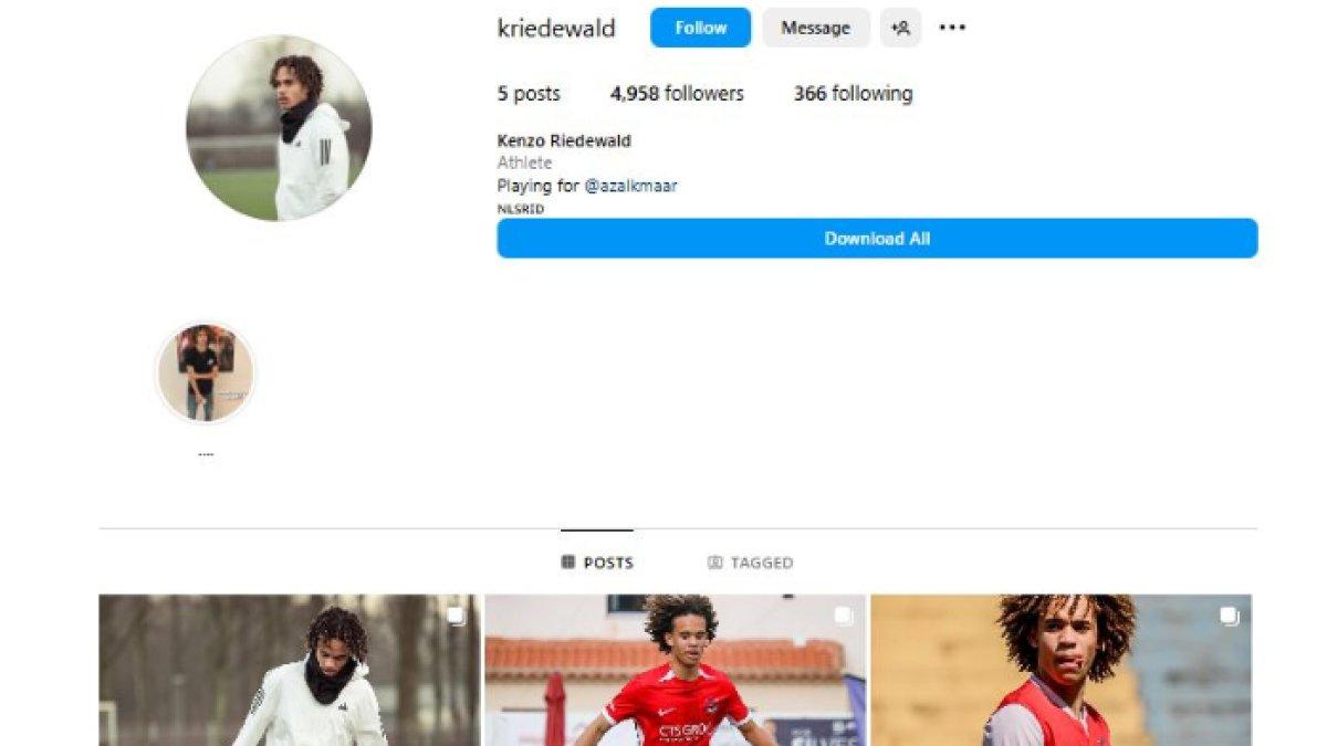 Sosok adik kandung Jairo Riedewald, Kenzo Reidewald yang kepergok beri indikasi ke Timnas Indonesia.