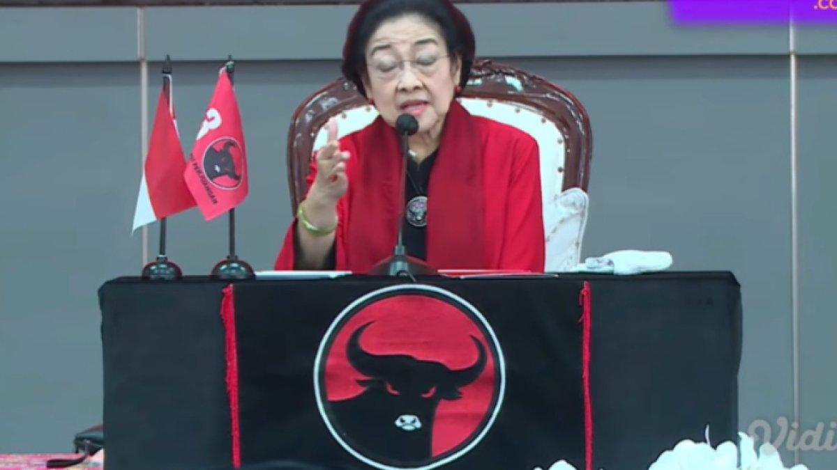 Ketua Umum PDIP saat acara HUT PDIP yang ke-51, Rabu (10/1/2024)