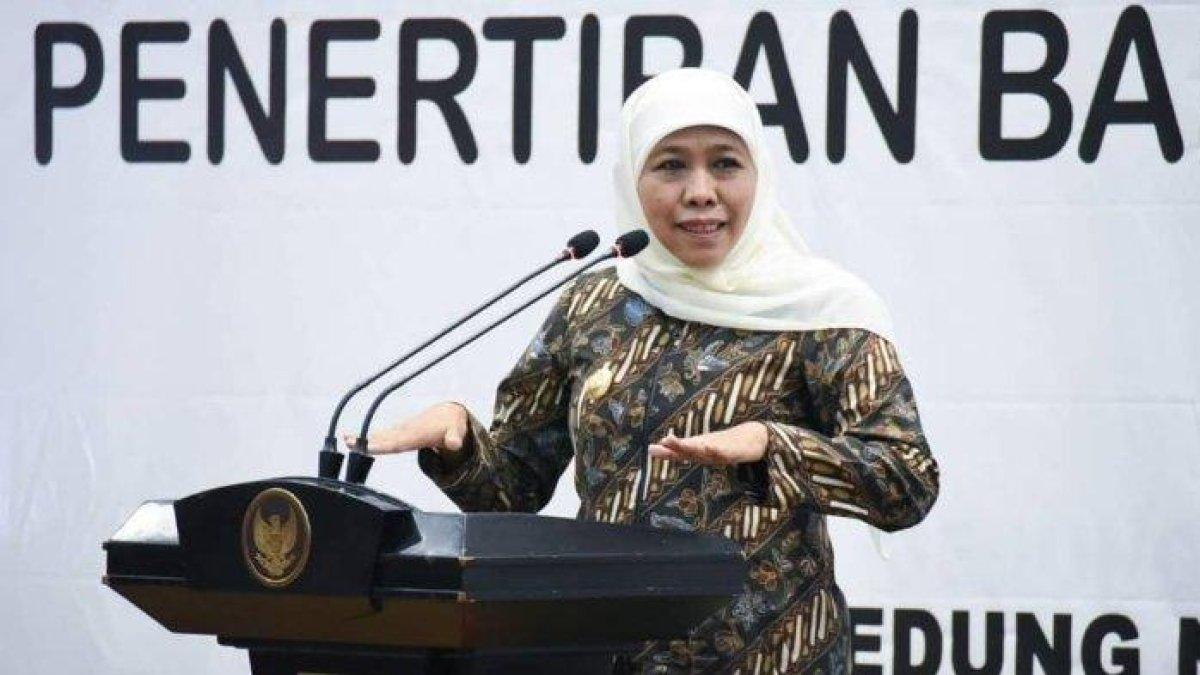 Gubernur Jawa Timur, Khofifah Indar Parawansa.