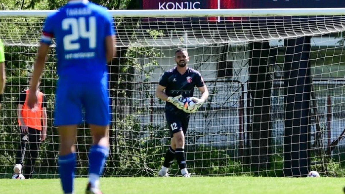 PROFIL PEMAIN - Sosok kiper Bosnia, Aldin Ceman saat membela FK Igman Konjic.