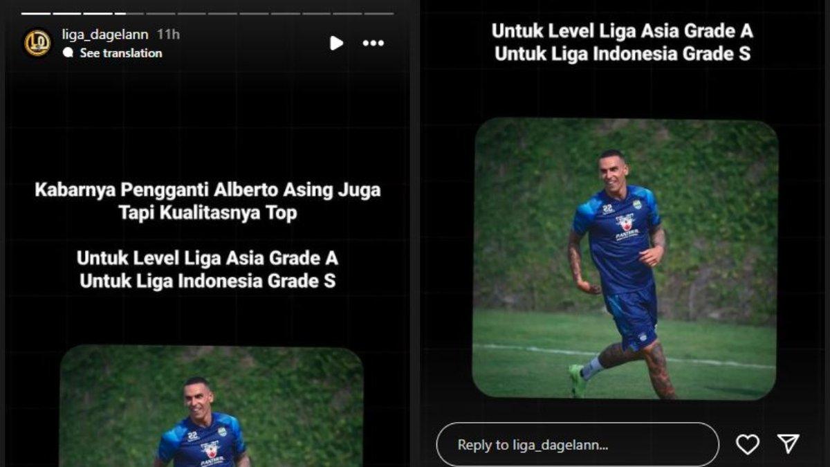 Rumor pengganti Alberto Rodriguez di Persib Bandung dikabarkan berlabel Grade S untuk kelas Liga 1 Indonesia. Alberto Rodriguez sendiri kini tengah diisukan hengkang dari Persib Bandung setelah diminati oleh CD Tenerife dan Mohun Bagan SG jelang Liga 1 2024.