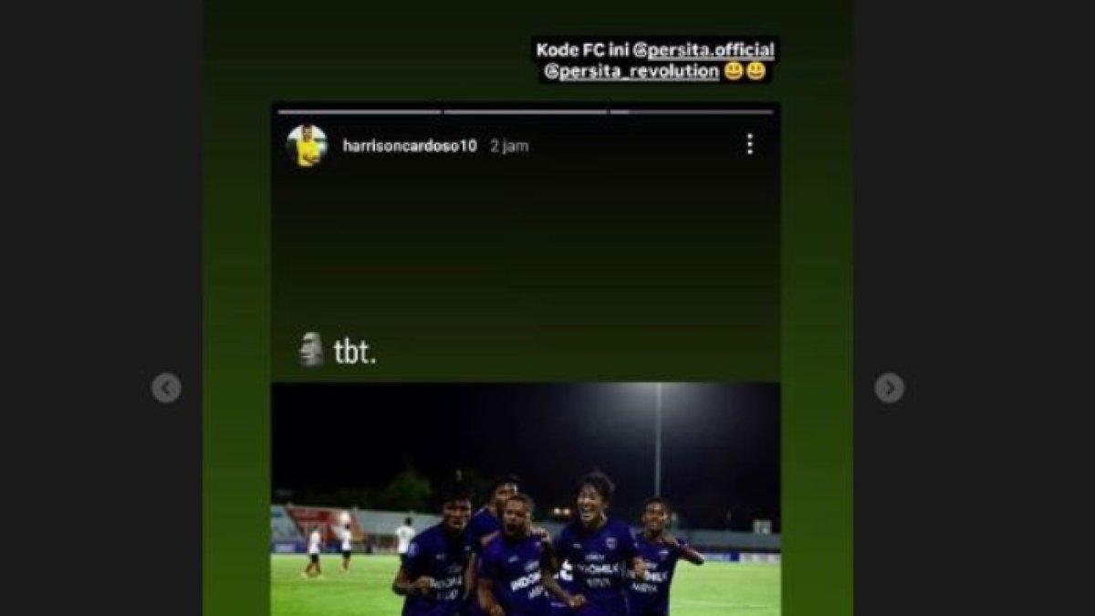 Kode mantan winger Persita Tangerang, Harrison Cardoso untuk Laskar Pendekar Cisadane.