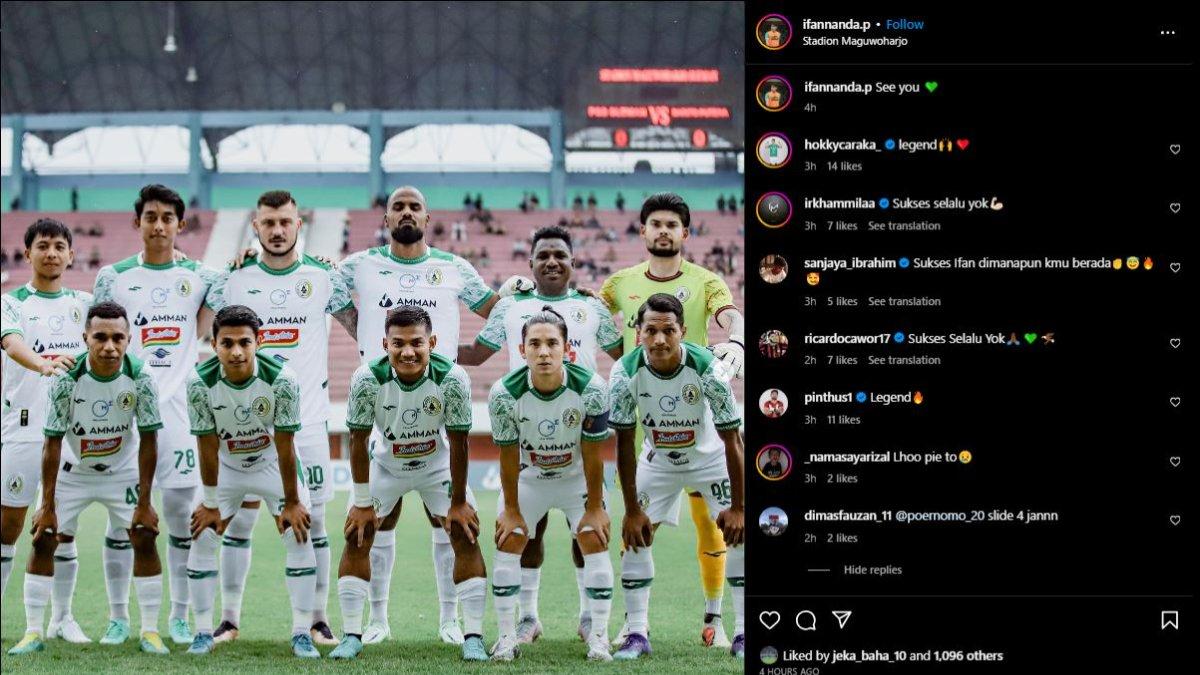 Bek muda polesan Seto Nurdiantoro milik PSS Sleman, yakni Ifan Nanda tengah memberi isyarat bakal hengkang dari Super Elja jelang putaran kedua Liga 1 2023 dimulai, Selasa 31 Oktober 2023.