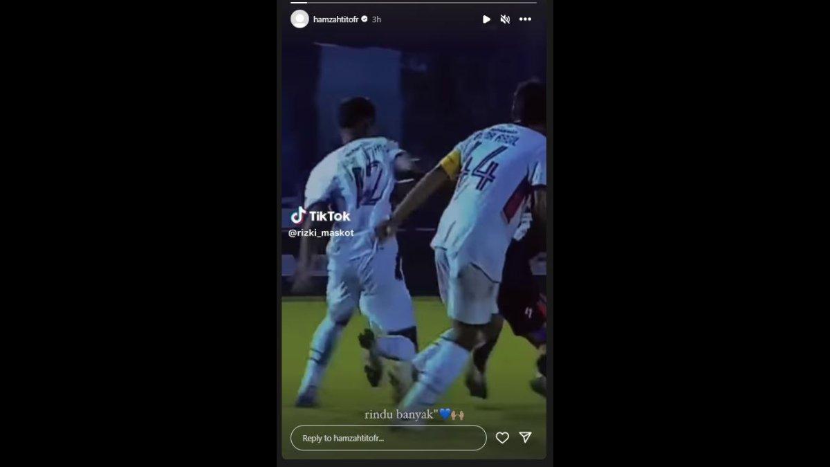 Pemain muda Arema FC yang dipinjam oleh Sada Sumut FC, yakni Hamzah Titofani disinyalir tengah menebar kode ingin kembali ke Singo Edan di sisa kompetisi Liga 1 2023.
