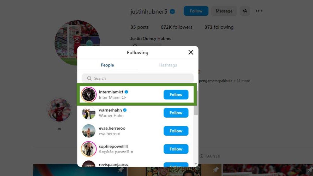 Bek Timnas Indonesia Justin Hubner kepergok mengikuti Instagram dari Inter Miami, kode klub barunya kelak?