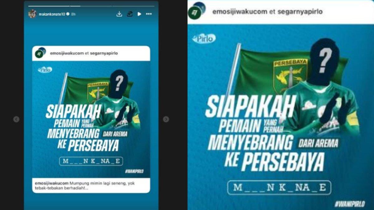 Kode ambigu bekas pemain Persebaya Surabaya dan Arema FC, Makan Konate jelang derbi Jatim.