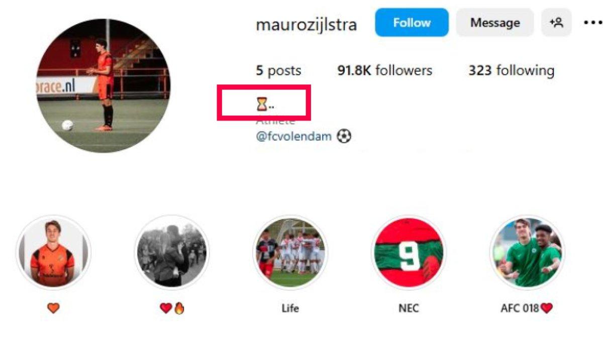 Profil Instagram Mauro Zijlstra yang diyakini memberi kode tersirat bahwa striker FC Volendam tersebut bakal menyusul Ole Romeny ke Tanah Air dan bergabung ke Timnas Indonesia.