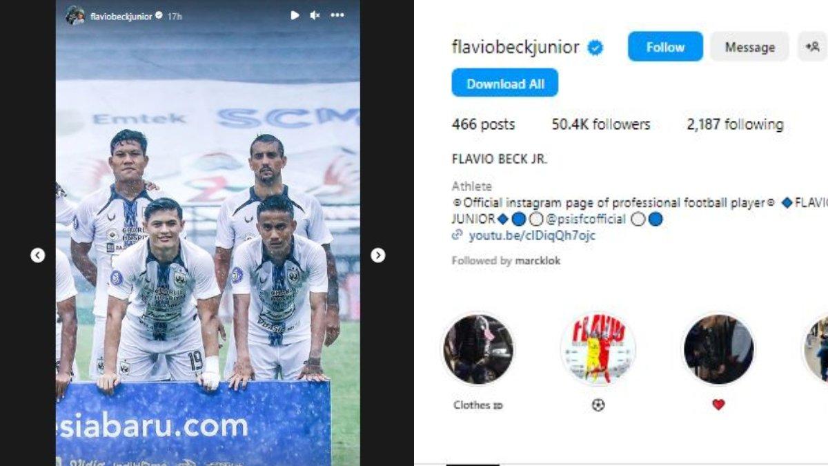 Kode Unggahan Flavio Beck Junior 2