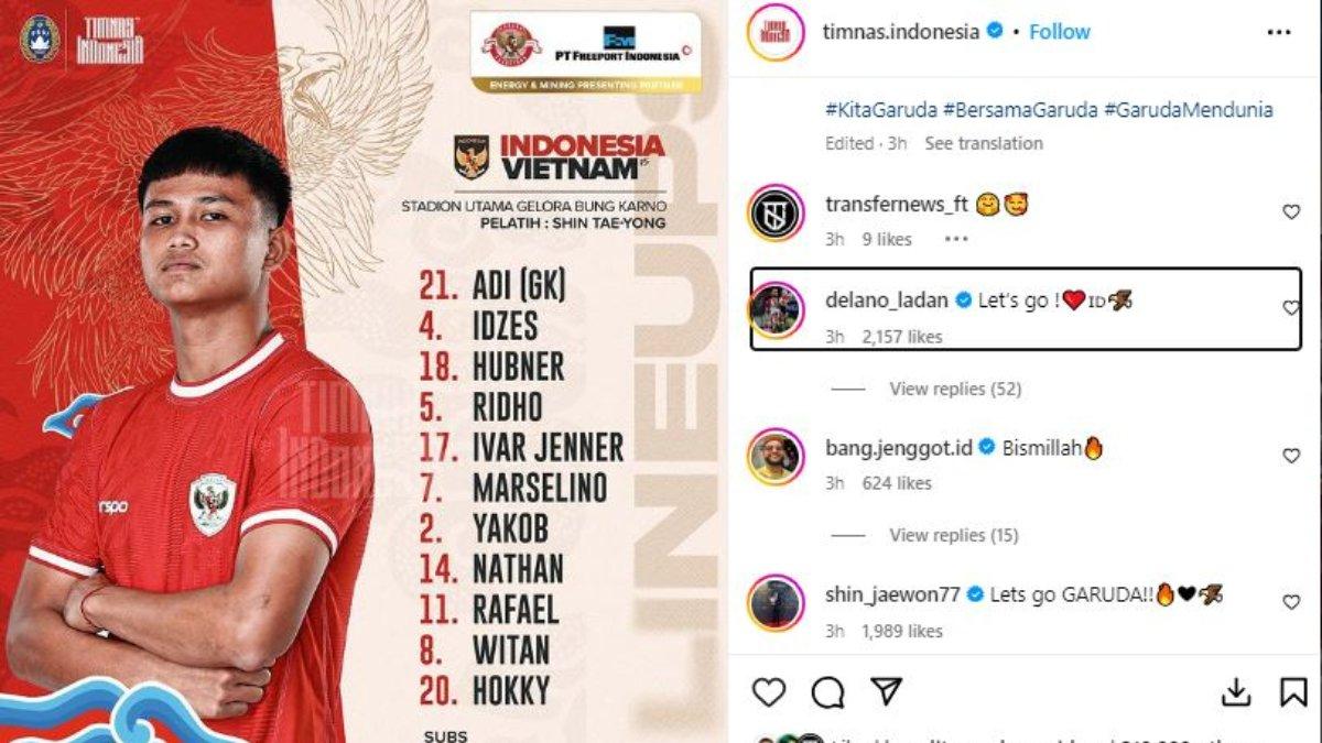 Kode bomber Belanda Delano Ladan untuk Timnas Indonesia.