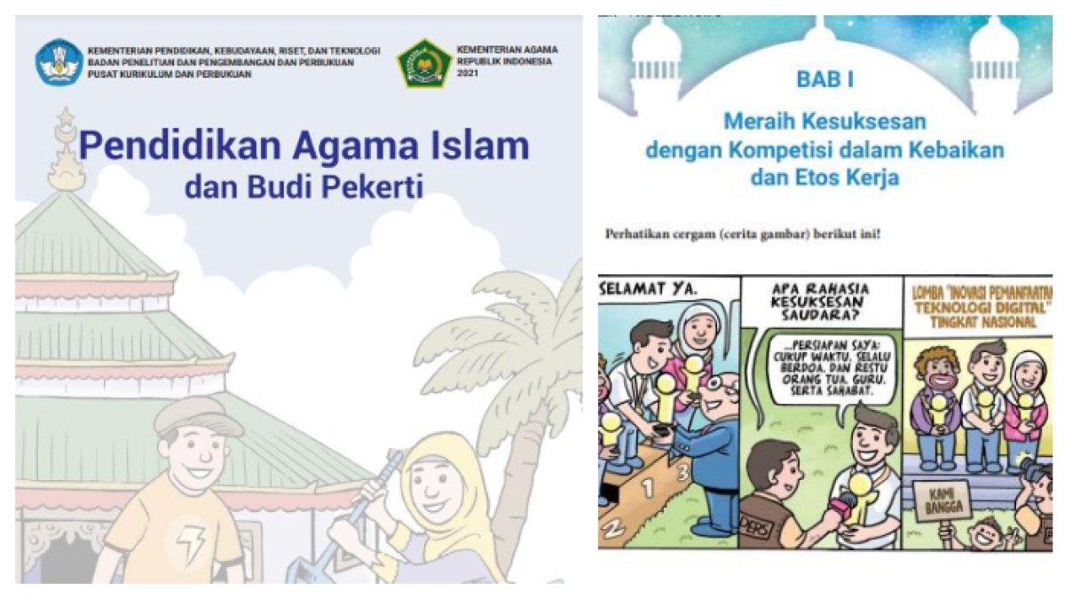 Kolase Sampul Buku Pendidikan Agama Islam Kelas X Kurikulum Merdeka (kiri) dan sampul Bab 1 (kanan). Berikut ini kunci jawaban Buku Pendidikan Agama Islam Kelas X , diakses dari laman resmi Kemdikbud pada Jum'at (21/2/2025).