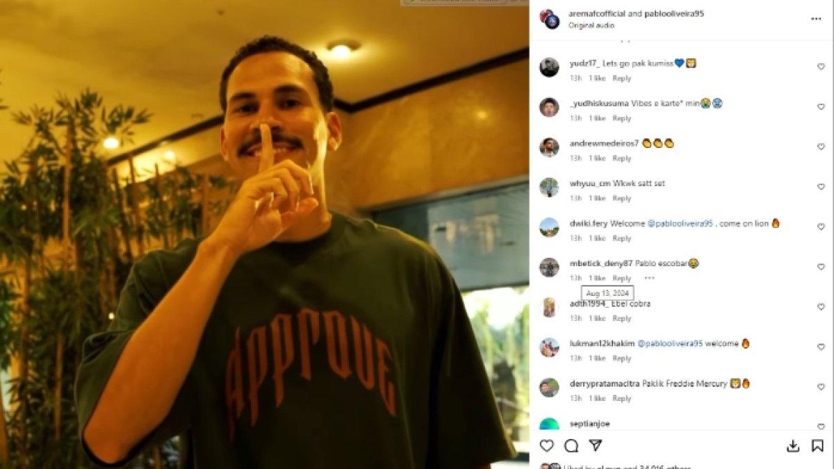 Komentar Aremania setelah Pablo Oliveira gabung Arema FC.