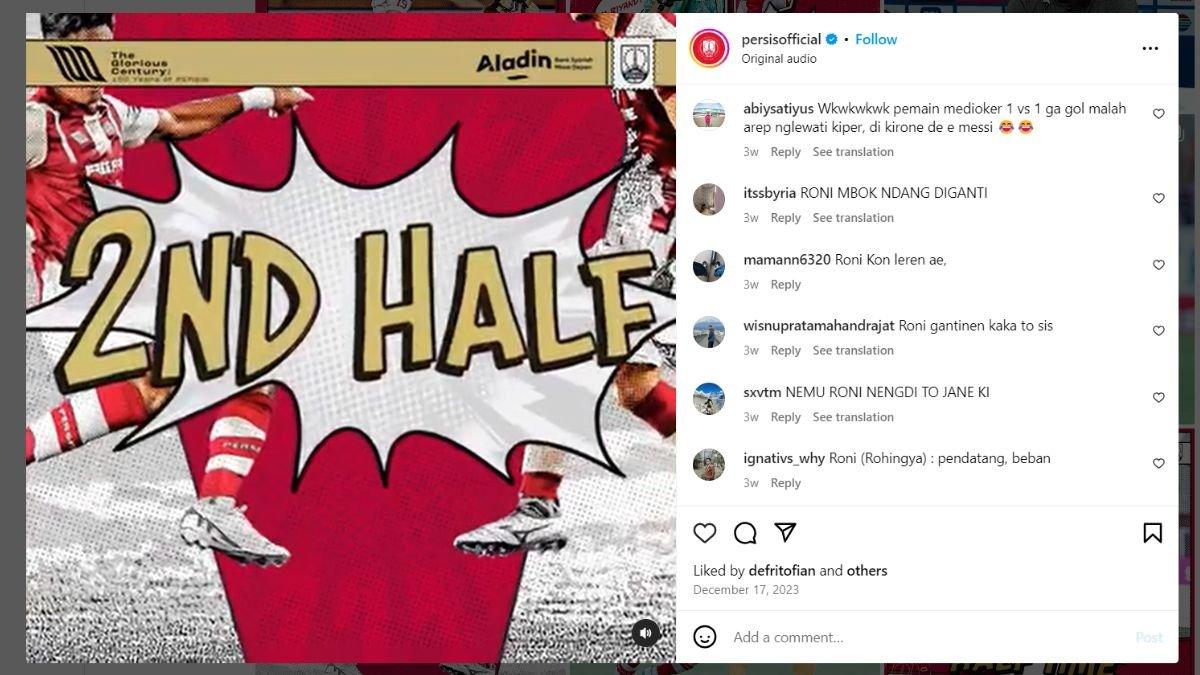 Komentar Persis Solo