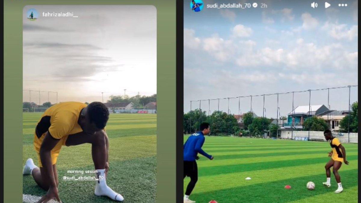 Striker PSIS Semarang, Abdallah Sudi yang membagikan momen pasca cederanya di Laskar Mahesa Jenar, Kamis (24/10). Jika kondisi Abdallah Sudi semakin membaik, pada putaran kedua kelak striker asal Burundi tersebut tentu bisa kembali ke posisi utamanya di PSIS Semarang.