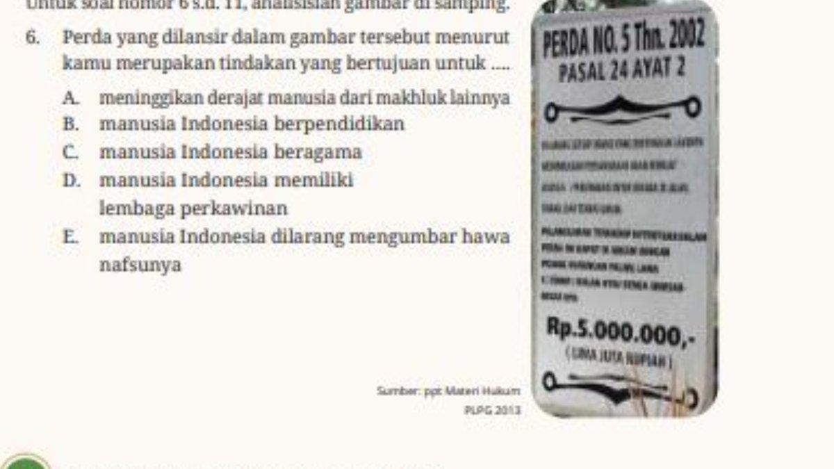 Kunci Jawaban Mapel PKN