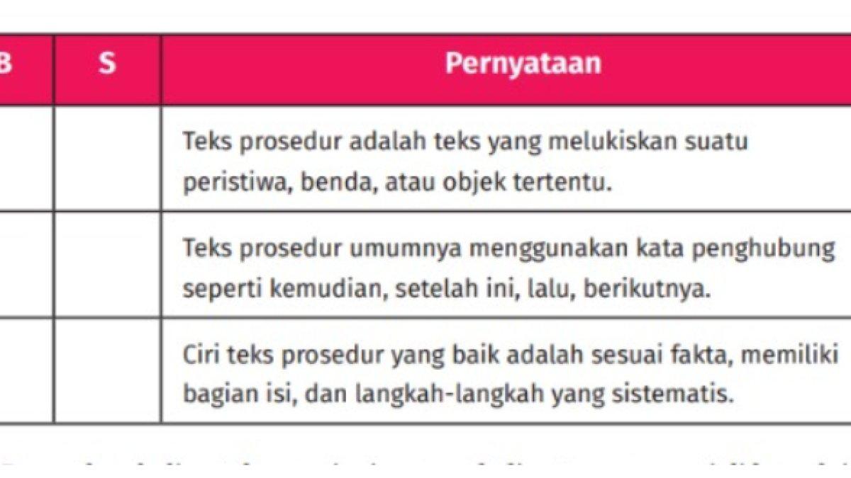 KUNCI JAWABAN - Berikut soal Bahasa Indonesia Bab 3 Uji Kompetensi nomor 2