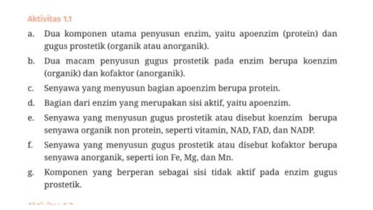 Kunci jawaban aktivitas 1.1 halaman 4-5  buku Biologi kelas 12 Kurikulum Merdeka Bab 1. Kunci jawaban diakses dari laman resmi Kemdikbud, Jumat (07/03/2025).