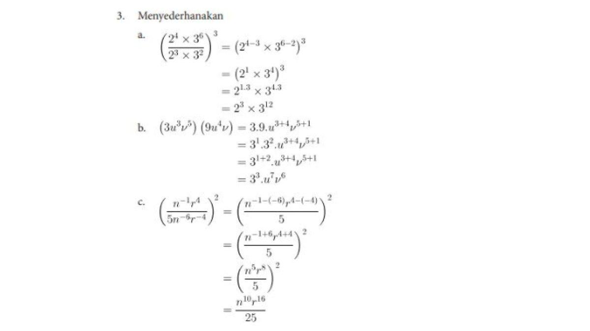 Kunci Jawaban Buku Matematika untuk SMA/SMK  kelas X Kurikulum Merdeka Bab 1  Latihan 1.1 bagian Halaman 8.