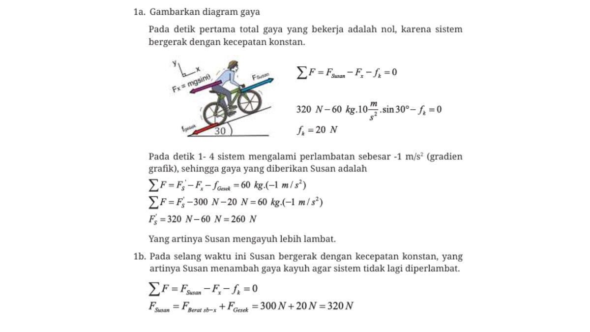 Kunci jawaban nomor 1 soal Asesmen bab 3 Fisika kelas 11 SMA kurikulum merdeka halaman 87.