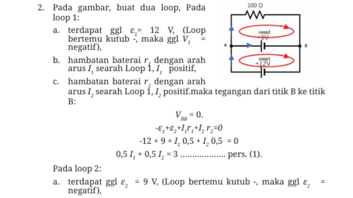 Kunci jawaban soal nomor 2 Asesmen Bab 2 Fisika kelas 12 SMA kurikulum merdeka halaman 42.