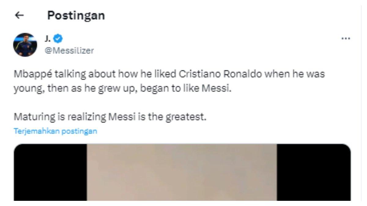Kylian Mbappe yang Mulai Mengagumi Messi