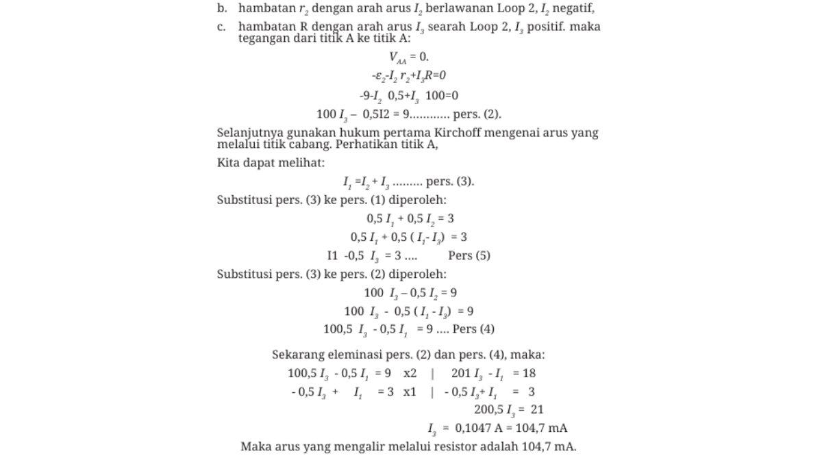 Lanjutan kunci jawaban soal nomor 2 Asesmen Bab 2 Fisika kelas 12 SMA kurikulum merdeka halaman 42.
