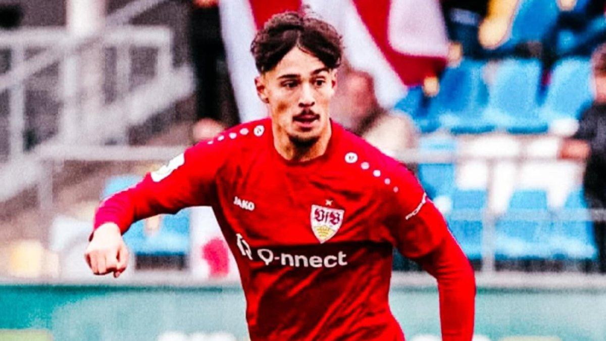 KANS DINATURALISASI - Sosok Laurin Ulrich, gelandang muda VfB Stuttgart yang kabarnya berpotensi dinaturalisasi Timnas Indonesia.