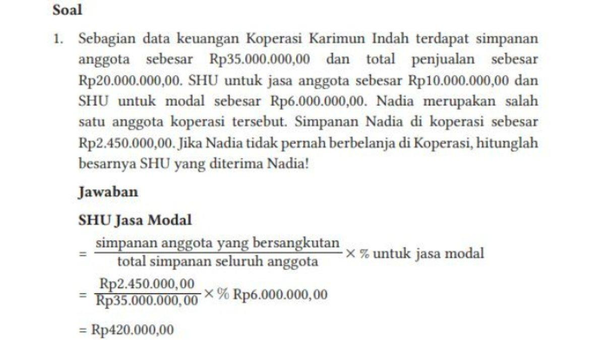 Lembar Aktivitas 8 Menghitung SHU