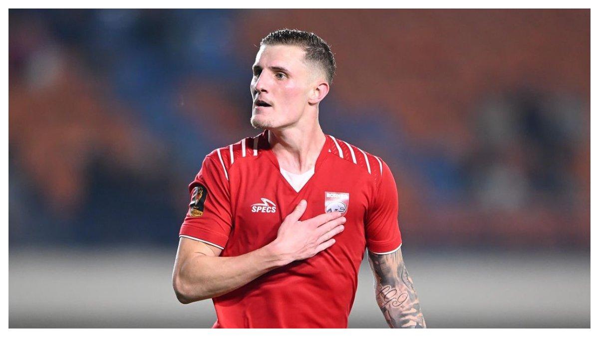 Potret Leo Gaucho yang berhasil cetak dua gol di laga Piala Presiden 2024 ketika Borneo FC melawan Persis Solo pada Jum'at, 19 Juli 2024.
