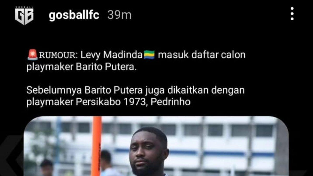 Rumor diliriknya sosok gelandang serang asal Gabon berlabel eks Persib Bandung, yakni Levy Madinda oleh Barito Putera jelang bursa transfer musim 2024/2025 mendatang.
