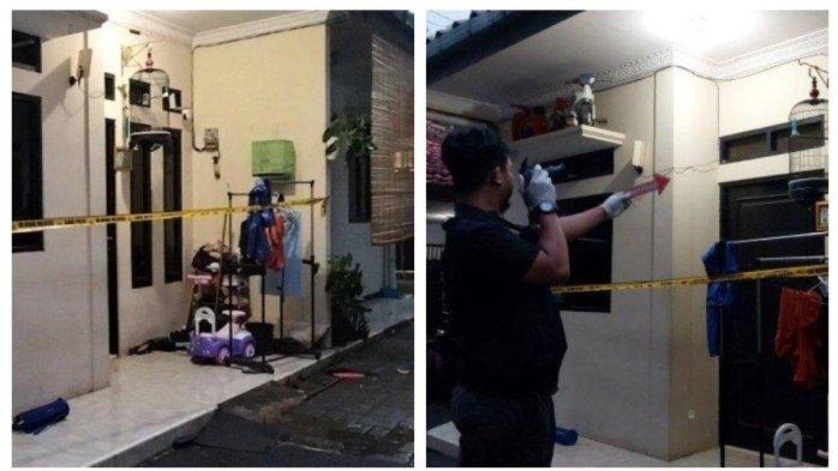 Lokasi kejadian penemuan 4 jasad anak di Jagakarsa, Jakarta Selatan