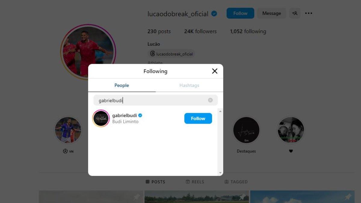 Sosok striker yang dikaitkan dengan PSIS Semarang, yakni Lucao do Break ternyata mengikuti IG dari agen pemain langganan Persebaya Surabaya, Gabriel Budi.