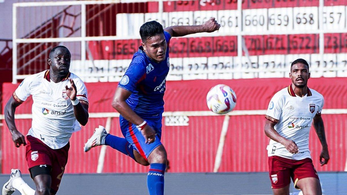 Cuplikan pertandingan Arema FC melawan Borneo FC di pekan kedua Liga 1 2024, Sabtu (17/8).