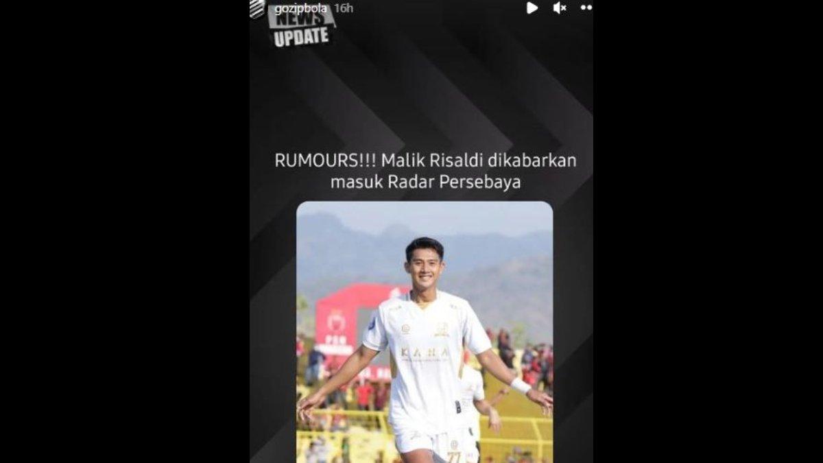 Rumor diminatinya sosok winger kanan Madura United, Malik Risaldi oleh Persebaya Surabaya di putaran kedua Liga 1 2023.